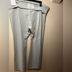 NWT Victoria Secret Pink Y2K fold over flare leggings women’s 2XL Gray Size 2X Photo 2
