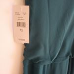 Jonathan Martin  12 Silk Forest Green Dress Photo 3