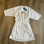 adidas Originals white logo string Tee Dress Photo 6