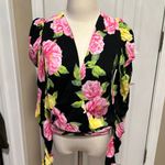 Afrm Flower Bodysuit Blouse Multi Photo 0