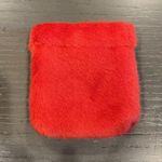 Natural Life NWOT Fuzzy Red Pinch Pouch Photo 9