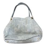 Blue Purse Handbag Shoulder Bag Snap Closure 3 compartments boho, casual Photo 0