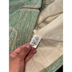 J.Jill  Blazer Jacket Womens‎ Green Multicolor Tweed Casual Zip Up Size M Photo 4