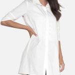 Stella Carakasi Tiburon Tunic White Sz S Cotton Blouse Shirt Top Photo 0