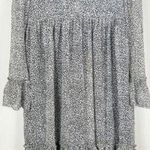 Joie NEW  Provence Midi Dress Silk Floral Black Long Sleeve Size Small S Photo 0