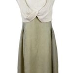 Alexander Wang  Mini Silk Dress Colorblock A-Line Pleated Party Size 6 Photo 1