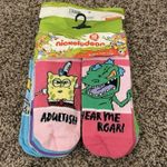 Nickelodeon NWT Rugrats 90s Retro  Cartoon No Show Socks 10 Pairs Women Size 4-10 Photo 0