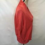 Vtg Talbots Merceized Cotton Cardigan Women Sweater Sz L Y2K Preppy Granny Core Orange Size L Photo 2