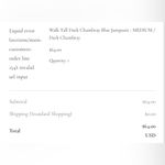 Red Dress Boutique - Walk Tall Dark Chambray Blue Jumpsuit- medium- dark chambray Photo 5