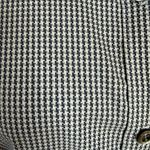 Pink Tartan mini houndstooth long sleeve button down collared shirt women's 8 Gray Photo 6