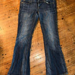 American Eagle size 6 short flared normcore jeans Photo 0