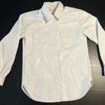 Chelsea Deboer by Lily & Lottie White Faux Leather Jacket Size M Photo 0