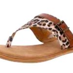 B.O.C. Sandal Mya Womens Animal Print Thong Flat New Sz 9M Photo 0
