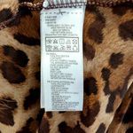 Forever 21 Taupe Black Leopard Print Hi-Lo Lace Overlay Top NWT Size M USA Made Photo 4