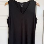 Paige Anthropologie Black Sage Midi Dress Size L V Neck Photo 2