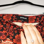 Desigual NWT  Lacroix Red Floral Altea Skinny Jeans Size 2 Photo 7