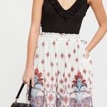 Free People  Gold dust flowy crinkle gauze wide leg pants Photo 0