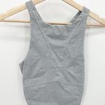 Koral Women's Gray Defense Crop Top In Cloud Sports Bra Size Medium NWT Photo 0