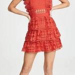 Self Portrait Lattice Lace Dress Photo 0