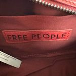 Free People  Say Yes Bag Oxblood Red Leather NWT Y2K Purse Pouchette Charm Bag Photo 10