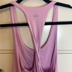 Alo Yoga ALO Don't Get It Twisted Racerback Tank Pink Size XS Photo 2