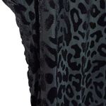 Tommy Hilfiger NWOT  Dress 12‎ Velvet Burnout Animal Print Leopard Flutter Sleeve Photo 4