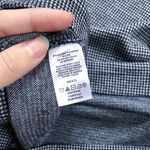 Lou & grey • houndstooth sweatshirt dress mini Signaturesoft knit black white Photo 6