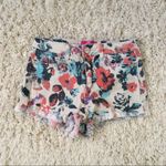 Almost Famous High Waisted Floral Distressed Denim Shorts Photo 5