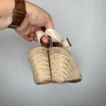 Soludos  Espadrille Wedge Sandal Women's Size 9 Beige Ankle Strap‎ Cross Shoes Photo 3