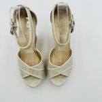 Franco Sarto Artist's Collection Raina Putty Sandal 4.5" Wedge Cork Size 7.5M Photo 7