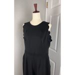 Maggy London Sleeveless Scalloped Edge Jumpsuit Photo 1