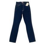Mother Jeans The Double Dazzler Ooh La la Dark Wash Denim Slim Straight Size 23 Blue Photo 3