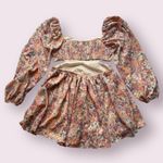 On You Pink Floral Cut Out Long Sleeve Dress Size M Photo 1