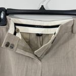 Theory  Adelson Tailored Beige Wool Blend Wide Flare Leg Trouser Pants Size 4‎ Photo 3