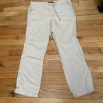 Eddie Bauer Linen Drawstring Straight trousers summer beach outdoor travel vacation wide tie Photo 0