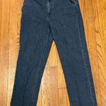 Lisa Bayne USA dark Blue Denim Jeans elastic band size Small cotton blend Photo 0
