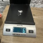 EUC Ring Set Yellow & Blue Stone 925 Sterling Silver Size 7 & 8 Photo 12