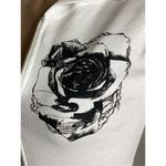 Lauren Moshi New.  white zip up hoodie. Small. Retails $178 Photo 5