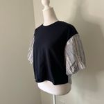 Ramy Brook  navy blue short sleeve top size XS Photo 2