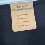 PINK - Victoria's Secret VS Pink Logo Script Cotton High Waist Full Length Legging Black Size XXL NWT Photo 4