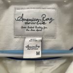 American Rag Cie Ivory Peacoat Jacket with Hood Size M – Elegant Winter Coat White Size M Photo 3