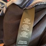 Chico's Travelers Sz Medium Multicolor Mixed Media Open Front Sleeveless Duster Photo 4