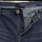 Lane Bryant SZ 18 Ankle Jeans Stretch Pockets Zip-Fly Hi-Rise Whiskered Blue Photo 5