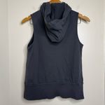 Wet Seal Y2K  Hooded Vest Jacket Juniors Medium Cotton Grayish Photo 3