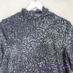 JM Collection New!  animal print turtle neck long sleeve T shirt, size‎ S Photo 8