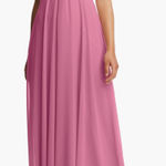 Strapless Empire Waist Chiffon Gown in Orchid Pink
Dessy Collection Pink Size 14 Photo 0