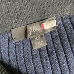 J.Crew Pleated Skirt Womens Sz XS Navy Metallic Wool
Blend Maxi Stretch Sweater Photo 4