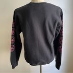 Womens Nekomancer Cat Sweatshirt Kitten Black Gildan Anime Whimsigoth Small Photo 2