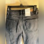True Craft Denim , NWT, black high rise slim, frayed hem, 7R, awesome denim Photo 6