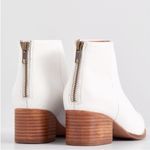 Seychelles  White Floodplain Pebbled Leather Booties Size 8 Photo 3